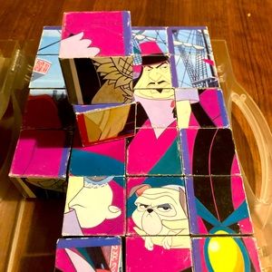 Vintage Disney puzzle blocks